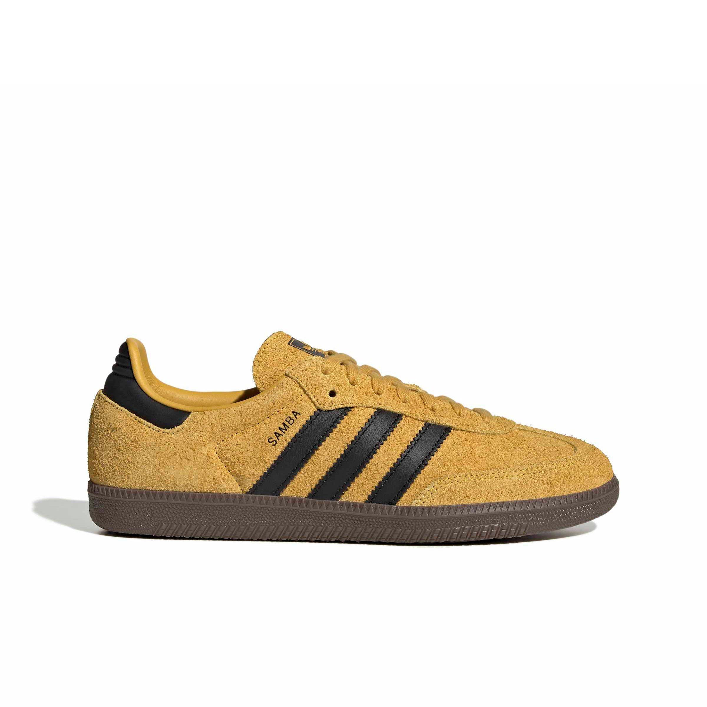 アディダス　サンバOG ブラウン　イエロー adidas Samba OG Men's Shoe Eqt Yellow/Core Black | Hibbett